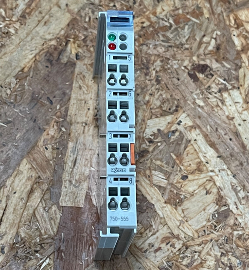 WAGO - 750-555 - 4-Channel Analog Output Module, 4–20 mA, 12-bit, IP20