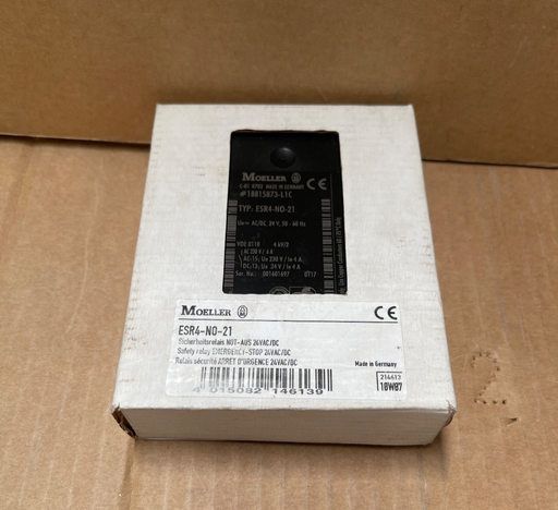 Moeller – ESR4-NO-21 – Dual-Channel Safety Relay 24 V AC/DC