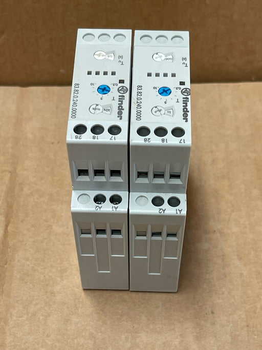 Finder – 83.82.0.240.0000 – 24‑240 V AC/DC Timer Relay (0.05 s–10 days)