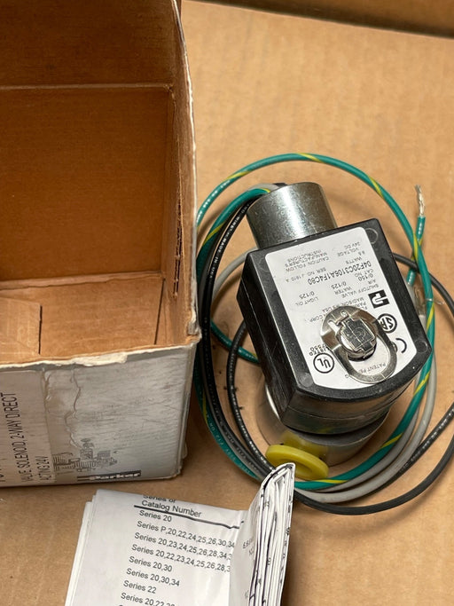 Parker – 04F20C3106A1F4C80 – Gold Ring Series 2‑Way 1/4″ NPT Solenoid Valve