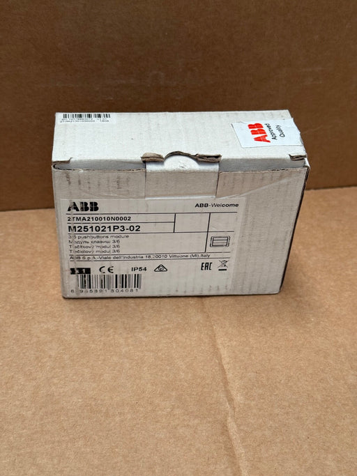 ABB – M251021P3‑02 (2TMA210010N0002) – 3/6-Button LED Backlit Module
