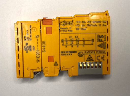 750-661/000-003 WAGO Fail-safe 4-channel digital input
