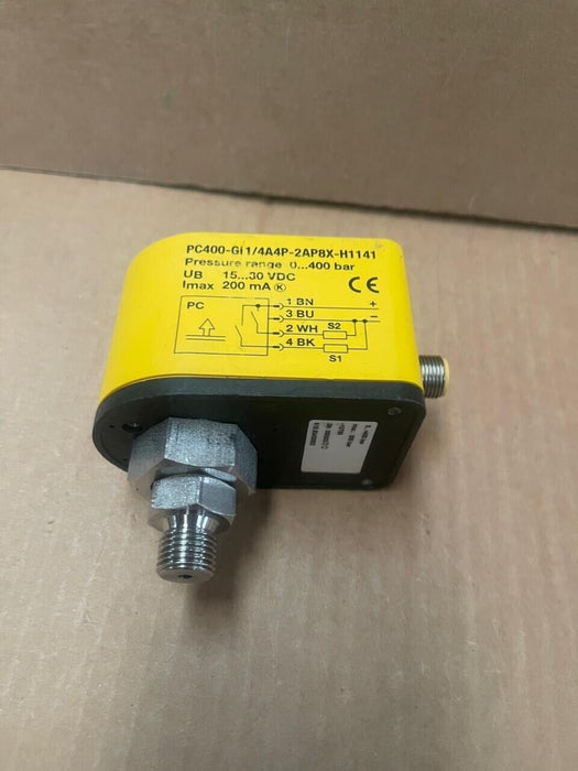 Turck - PC400-GI1/4A4P-2AP8X-H1141 - Pressure Transmitter, 0–400 bar, G1/4”