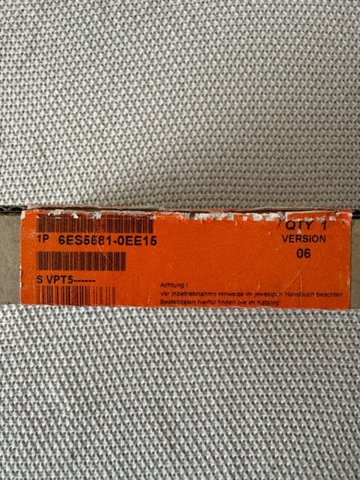 SIEMENS 6ES5581-0EE15 BASIC MODULE PENTIUM