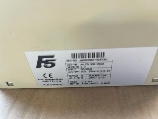 KEB, A4.F5.S3A-2622, F5 SERIES