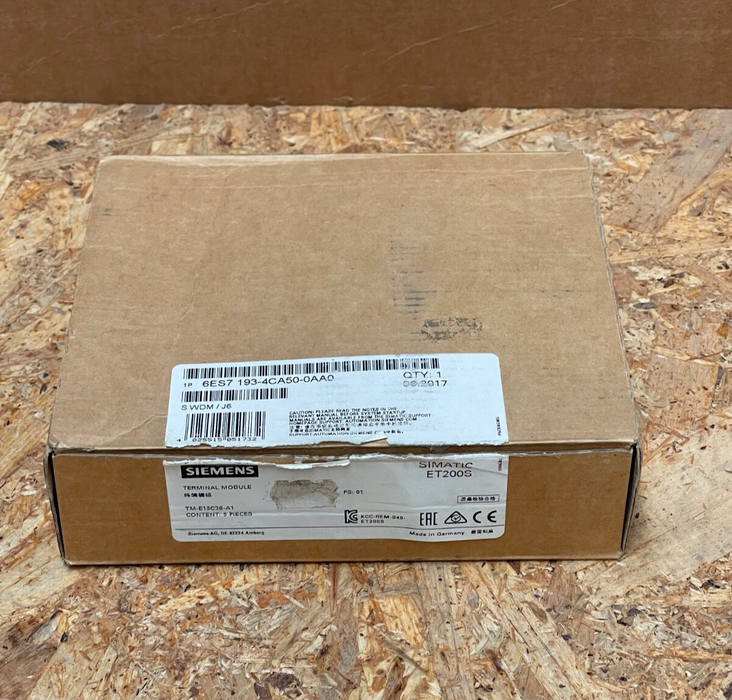 5PCs Siemens – 6ES7 193‑4CA50‑0AA0 – ET 200S SIMATIC Universal Terminal Module