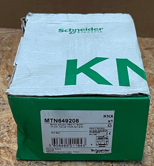 Schneider Electric – MTN649208 – REG‑K Switch Actuator 8× 230 V 10 A