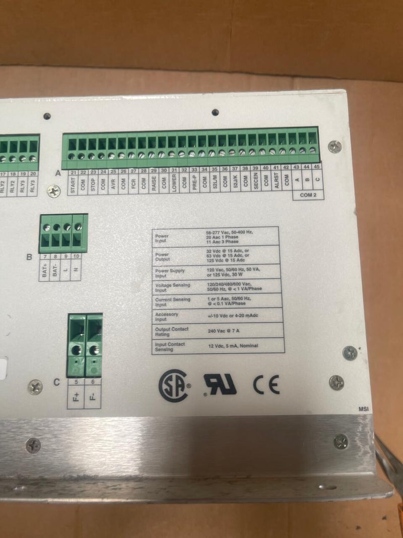 Basler Electric - DECS-200-1C – Digital Excitation Control System