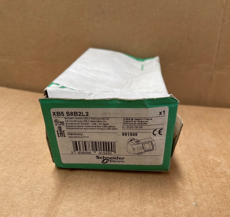 Schneider Electric – XB5S8B2L2 – Harmony XB5S Biometric Fingerprint Switch 22 mm