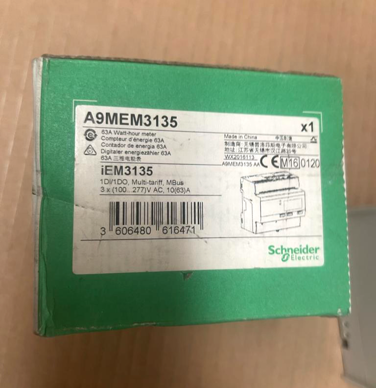 Schneider Electric iEM3135 A9MEM3135 63A Watt-hour Meter
