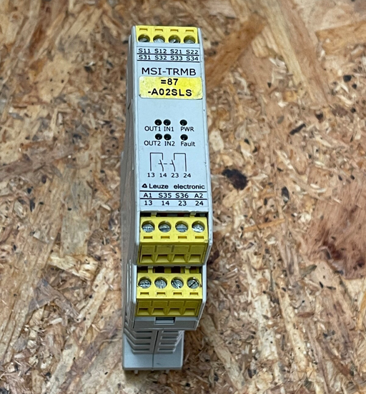 Leuze - MSI-TRMB-01 - Safety Relay, 2 NO + 3 PNP Outputs, 24 V DC, PL e, SIL 3
