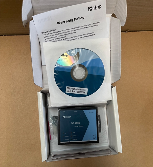 ATOP – SE5002 – 2‑Port Industrial Serial‑to‑Ethernet Device Server