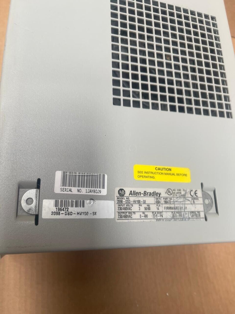 Allen-Bradley - 2098-DSD-HV100-SE - Ultra 3000 10 kW SERCOS Servo Drive