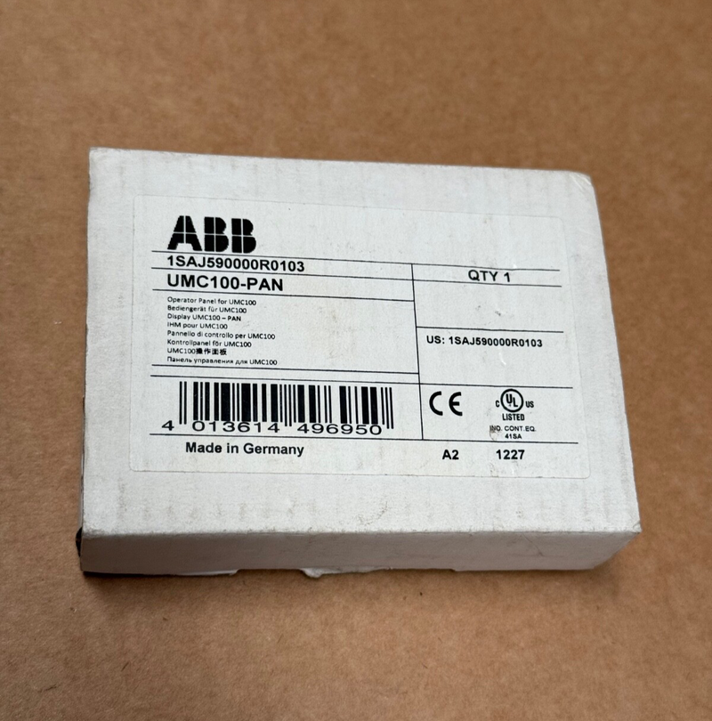 ABB – UMC100‑PAN (1SAJ590000R0103) – LCD Operator Panel with USB for UMC100.3