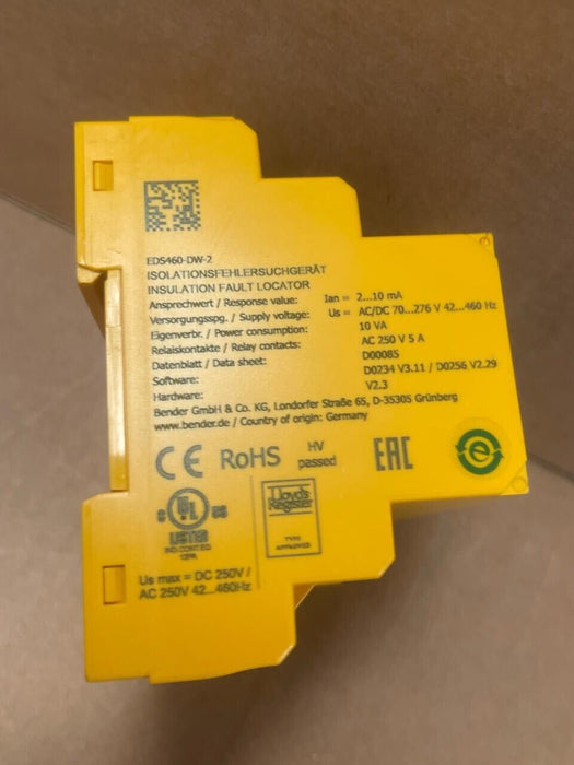 Bender – EDS460-DW-2 – Portable Insulation Fault Locator