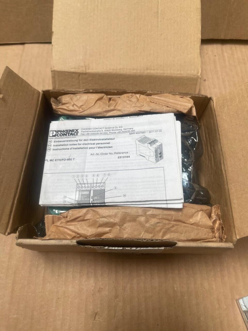 Phoenix Contact - 2313164 - FL MC ETH/FO 660 T - Ethernet T-Coupler Media Conver