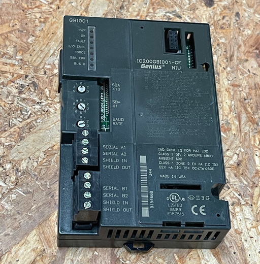 GE Fanuc (Emerson) – IC200GBI001‑CF – VersaMax Genius Network Interface Unit