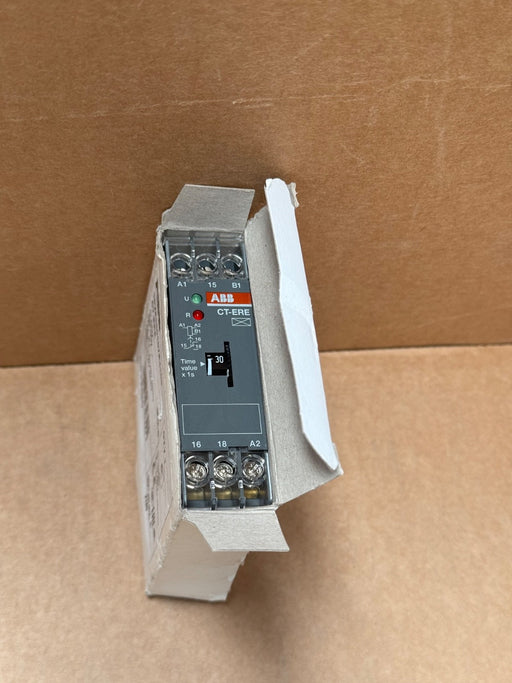 ABB – 1SVR550107R4100 – CT‑ERE ON‑Delay Timer Relay, 0.3–30 s, 24–240 V AC/DC