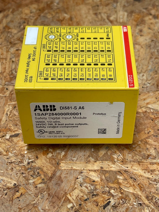 ABB – DI581‑S – Safety Digital Input Module 16‑Channel 24 V DC (1SAP284000R0001)