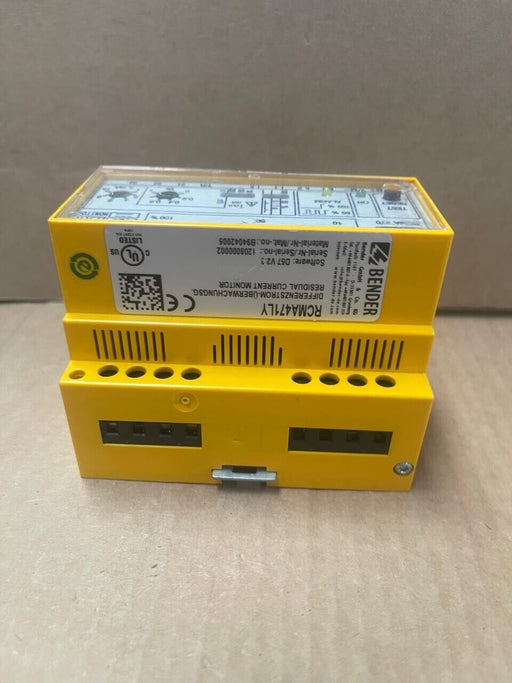 Bender - RCMA471LY - AC/DC Sensitive Residual Current Monitor, 30 mA–3 A