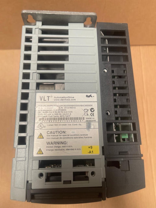 Danfoss - 131B9057 - VLT® AutomationDrive FC 302, 0.75 kW, 3-Phase 380-500V AC,