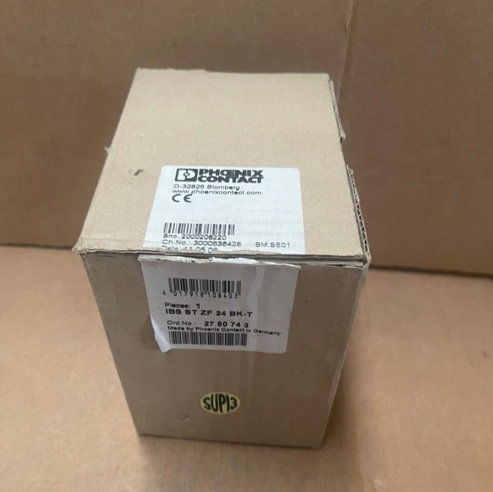 Phoenix Contact - 2750743 - IBS ST ZF 24 BK-T - INTERBUS-ST Bus Coupler, 24 V DC