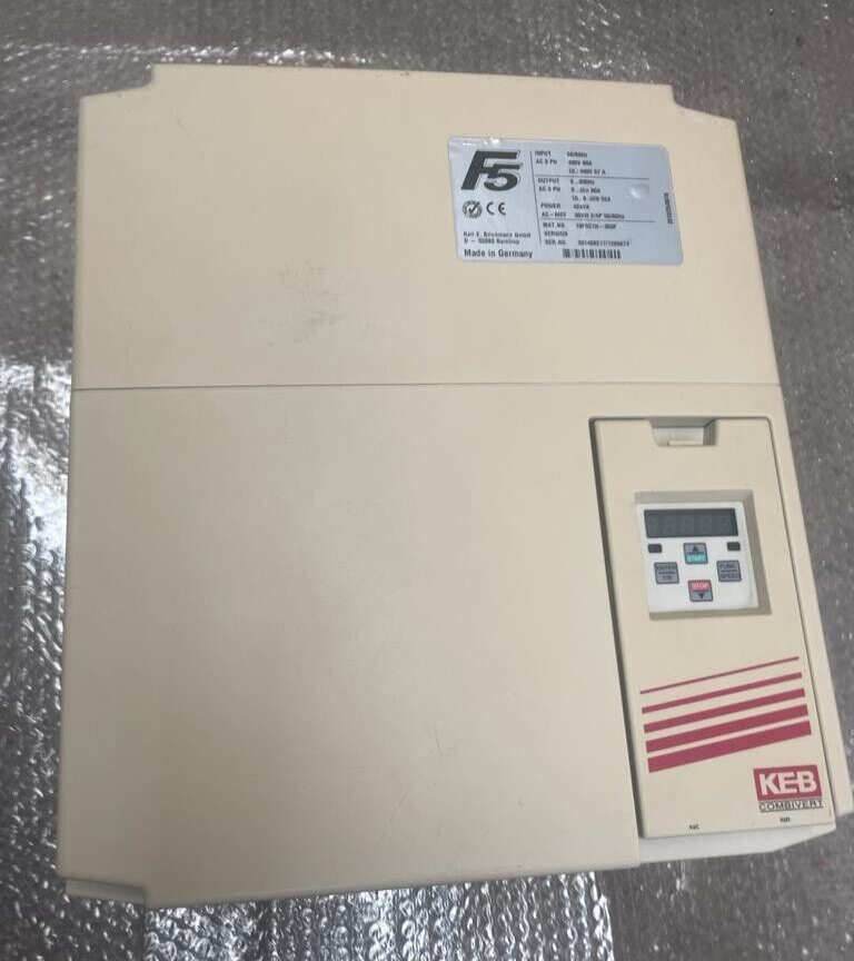 KEB COMBIVERT F5 19F5C1H-350F Drive Controller 30kW - 1830 Hours Runtime