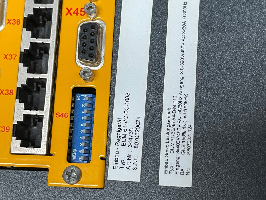 Baumüller – BUM 61‑VC‑0C‑1088 – BUS 6 VC Series High‑Performance Servo Drive Mod