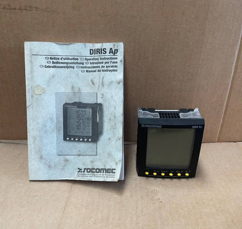 SOCOMEC – 48250000 – DIRIS AP Multifunction Meter 110‑400 V / 120‑350 VDC