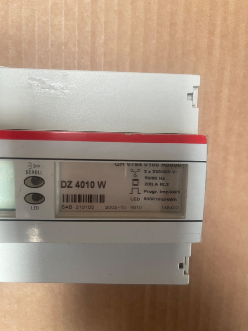 ABB – DZ 4010 W – 3-Phase Delta Meter / Energy Meter (2(6) A)