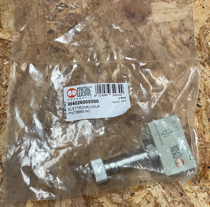 Metal Work - W4026005000 - PIV.B 3/2 NC In-Line Solenoid Valve, G1/8”, Ø1.6 mm