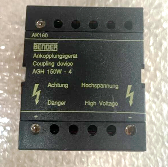BENDER, AGH150W-4, B98018006, Coupling Device DC 0..1,7 kV AGH 150W - 4