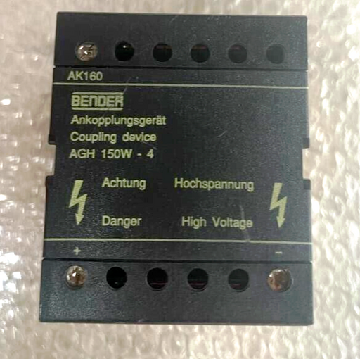 BENDER, AGH150W-4, B98018006, Coupling Device DC 0..1,7 kV AGH 150W - 4