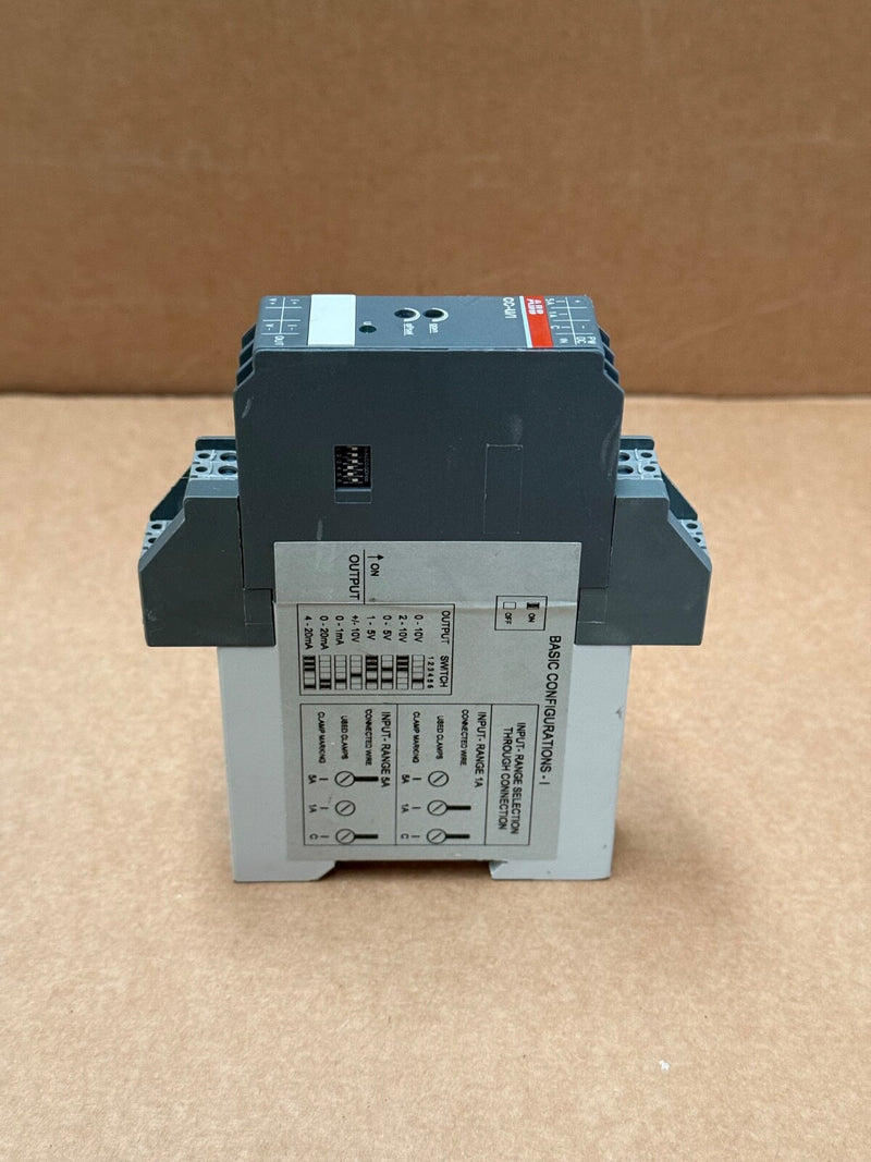 ABB – 1SVR040006R0100 CC‑U/I – Universal RMS Current Converter, 0–1/5A input