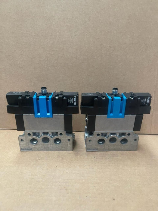 Festo - MEBH-5/3G-D-1-ZSR-C 184498 Magnetventil + 2x MSEB-3-24DC 373855D