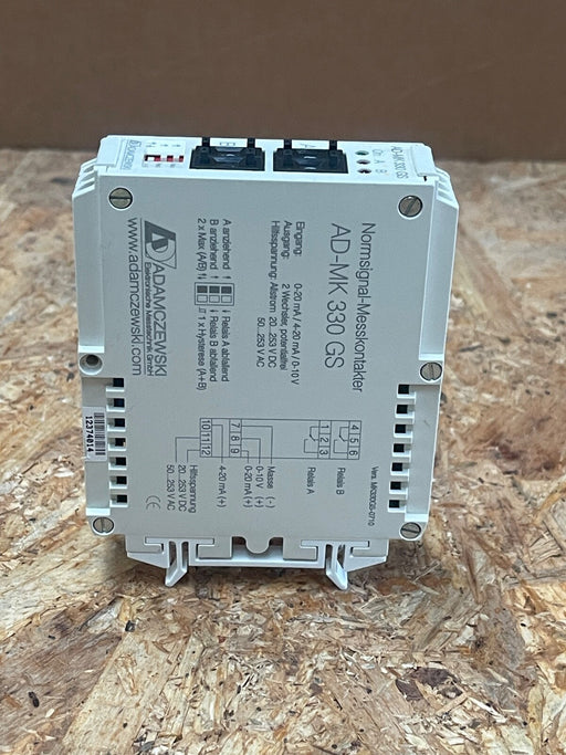 Adamczewski – AD‑MK 330 GS – Analog Signal Limit Switch with Dual Relay Outputs