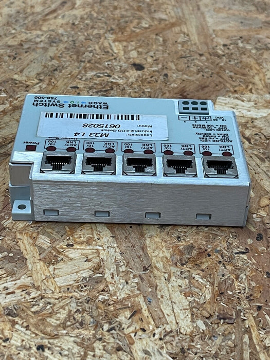 WAGO – 758‑500 – Industrial Ethernet Switch, 5-Port, 10/100 Mbps, DIN-Rail