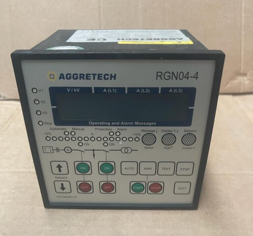 AGGRETECH, RGN04-4, 231/400V 5A 12/24VDC 50Hz 15W Control Panel