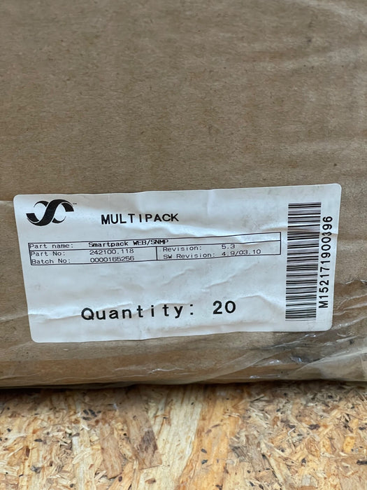 1PCs Eltek – 242100.118 – Smartpack WEB/SNMP Controller Module, DC 20–75 V
