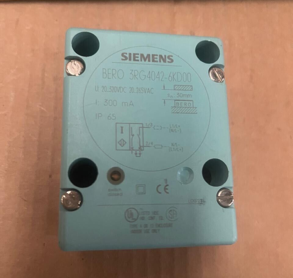 Siemens - 3RG4042-6KD00 - Inductive Proximity Sensor, 30mm Sensing Ran ...