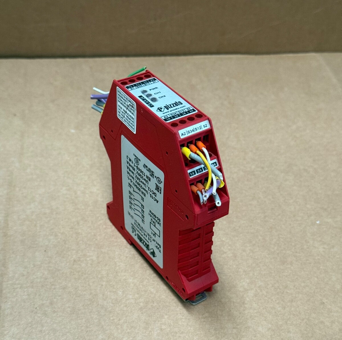 Pizzato – CS AR‑24V024 – Safety Module 4 NO + 1 NC, 24 V AC/DC ...