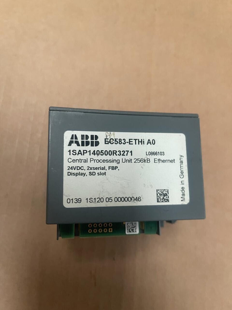 ABB - EC583-ETHI A0 - 1SAP140500R3271 - Central Processing Unit 256kB Ethernet
