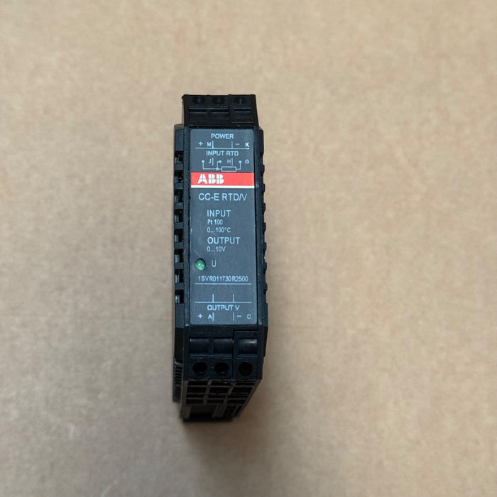 ABB – 1SVR011730R2500 (CC‑E RTD/V) – DIN‑Rail RTD Temperature‑to‑Voltage