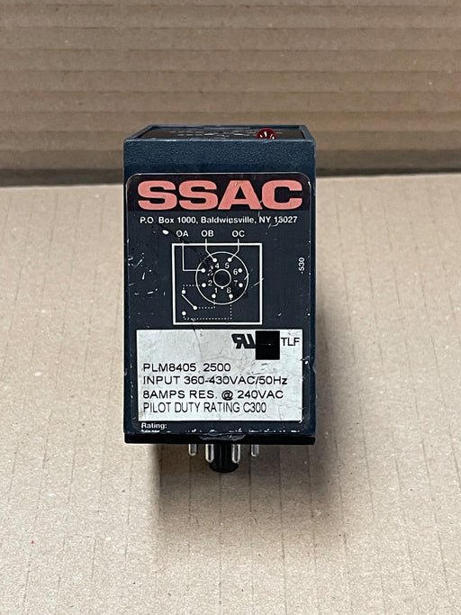 SSAC – PLM8405 – 3‑Phase Voltage & Phase Monitoring Relay