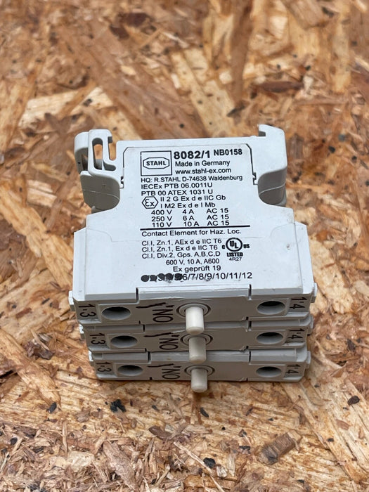 R. STAHL - 8082/1 NB0158 - Contact Element, 1 NO, Screw Terminal, Ex d e IIC