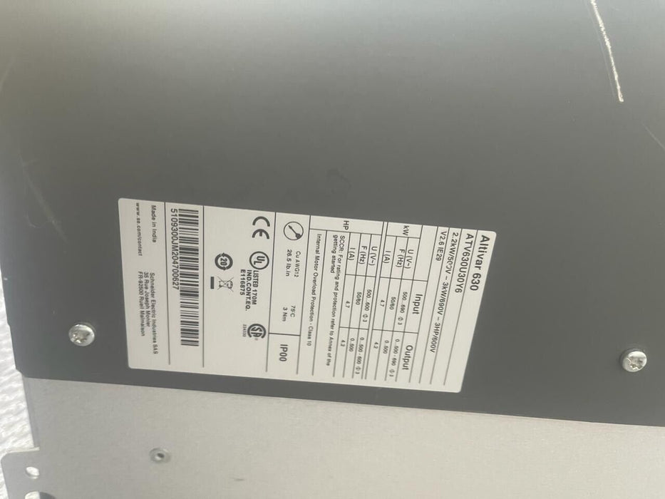 Schneider Electric ATV630 - ATV630U30Y6 - AC Speed Drive