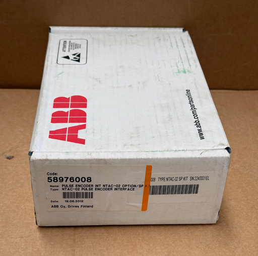 ABB – NTAC‑02 – Pulse Encoder Interface Module, 24 V DC, 7.5 W / 300 mA