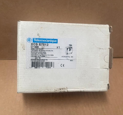 Telemecanique XCS E7512 Safety Interlock Switch, 24V AC/DC, 2NC+1NO, M20