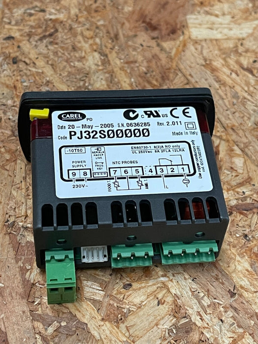 Carel - PJ32S00000 - Digital ON/OFF Temperature Controller, 230 V AC, 1 Relay
