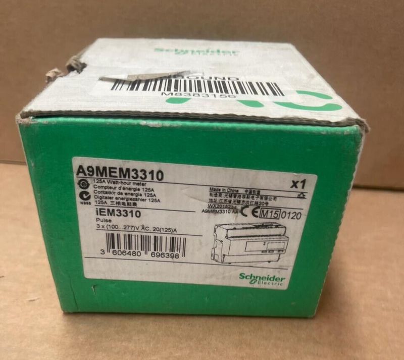 Schneider Ekectric iEM3310 - A9MEM3310 - 125A Watt-Hour Meter